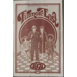 Fleetwood Mac 1971 Fillmore East concert program - illustraction Gallery