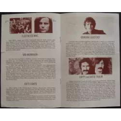 Fleetwood Mac 1971 Fillmore East concert program - illustraction Gallery