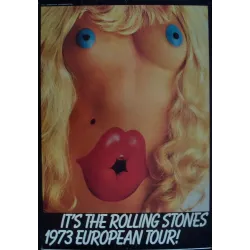 The Rolling Stones 1973 European Tour 1973 German concert poster - illustraction Gallery