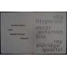 Ella Fitzgerald and Oscar Peterson 1963 British Tour concert program - illustraction Gallery