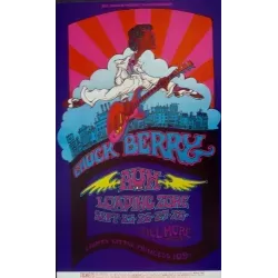 Chuck Berry BG193 Fillmore concert poster - illustraction Gallery