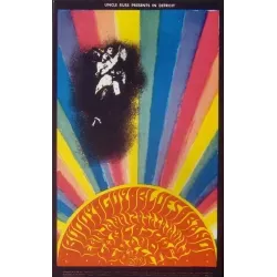 RGP 62 Buddy Guy Grande Ballroom concert postcard - illustraction Gallery