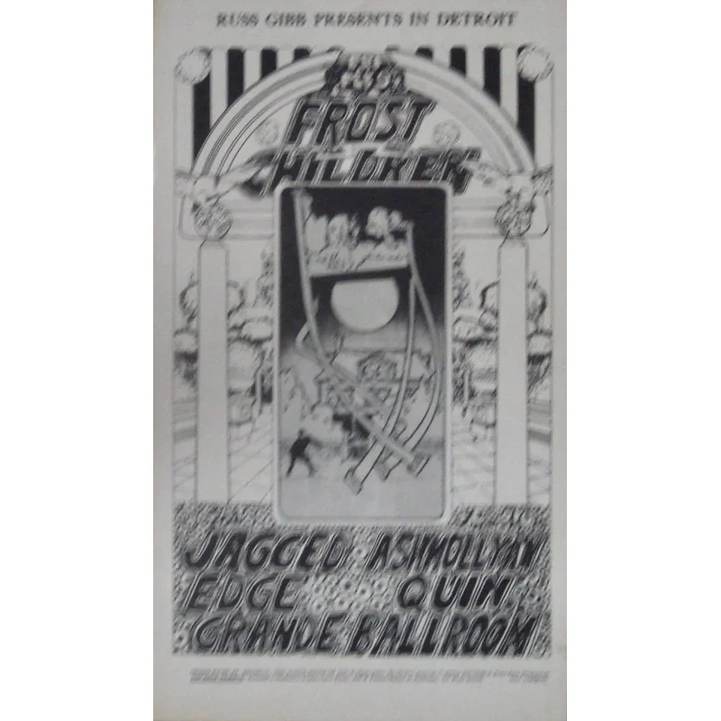 RGP 66 Frost Grande Ballroom concert postcard - illustraction Gallery