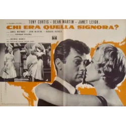 Who Was That Lady? Italian fotobusta movie poster set - illustraction Gallery