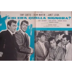 Who Was That Lady? Italian fotobusta movie poster set - illustraction Gallery