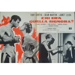 Who Was That Lady? Italian fotobusta movie poster set - illustraction Gallery