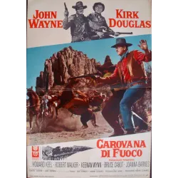 The War Wagon Italian fotobusta movie poster - illustraction Gallery