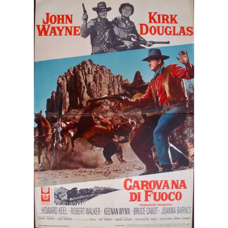 The War Wagon Italian fotobusta movie poster - illustraction Gallery