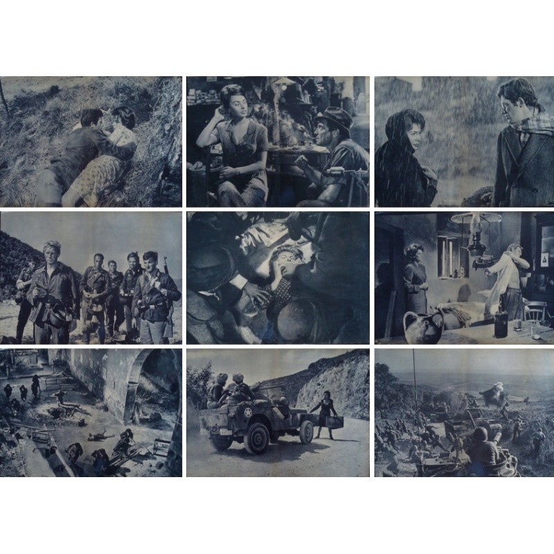 La ciociara (Two Women) Italian fotobusta movie poster set - illustraction Gallery