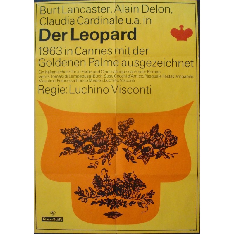 il gattopardo (The Leopard) East German movie poster - illustraction Gallery