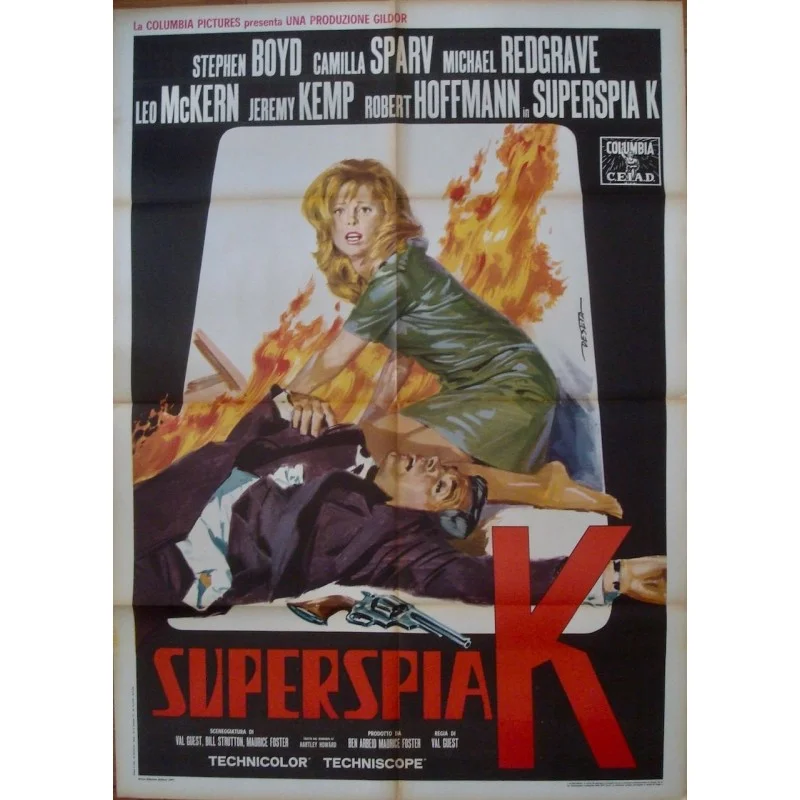 Assignment K Italian movie poster - illustraction Gallery