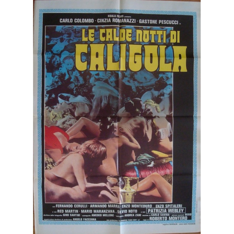 Caligula's Hot Nights (Le Calde Notti di Caligola) Italian movie poster - illustraction Gallery