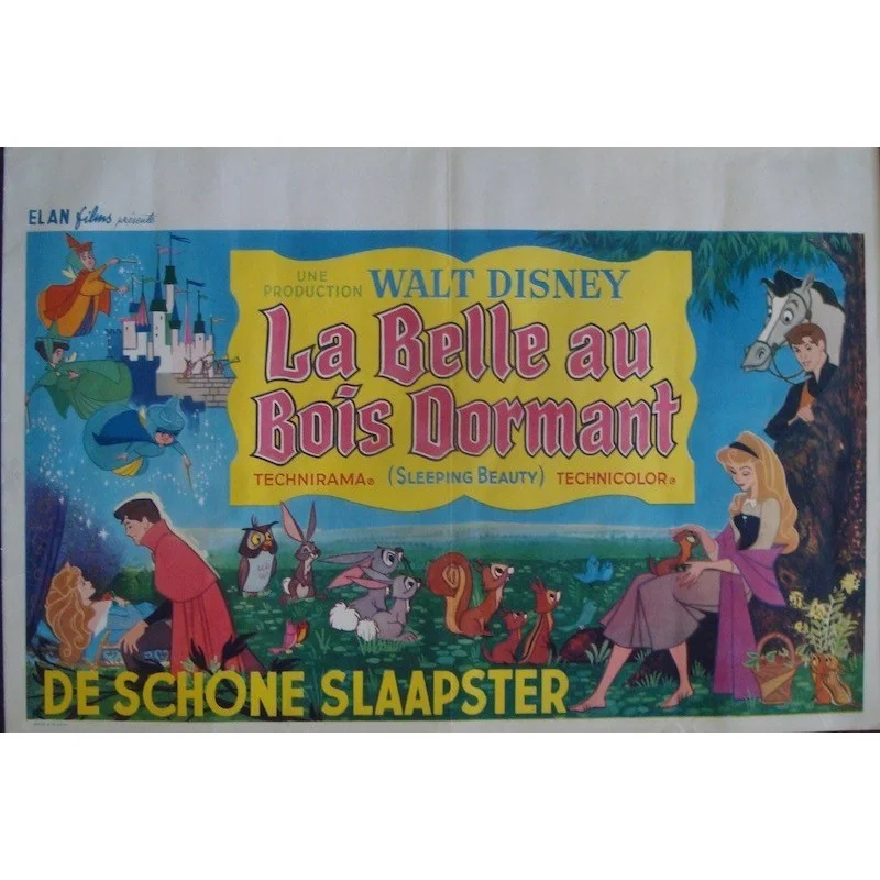 Sleeping Beauty Belgian movie poster - illustraction Gallery