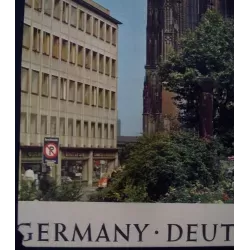 Ethiopian Airlines Germany vintage 1967 travel poster - illustraction Gallery