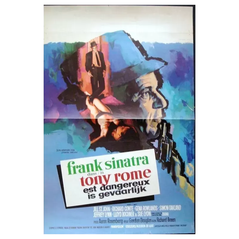 Tony Rome Belgian movie poster - Illustraction Gallery