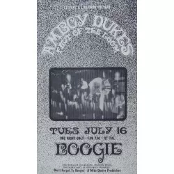 The Amboys Dukes 1968 Roseville concert handbill - illustraction Gallery