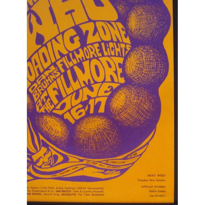 The Who Fillmore West BG 68 concert poster - illustraction Gallery