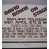 David Bowie 1978 Oakland concert poster - illustraction Gallery