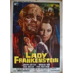 Lady Frankenstein (La figlia di Frankenstein) Italian movie poster - illustraction Gallery