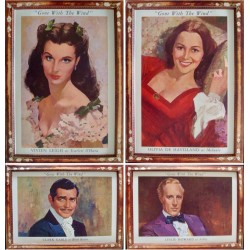 Gone With The Wind (Lobby portraits set of 4)