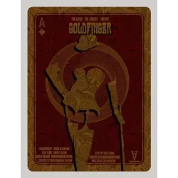 James Bond Goldfinger limited edition print by David O'Daniel - Illustraction Gallery