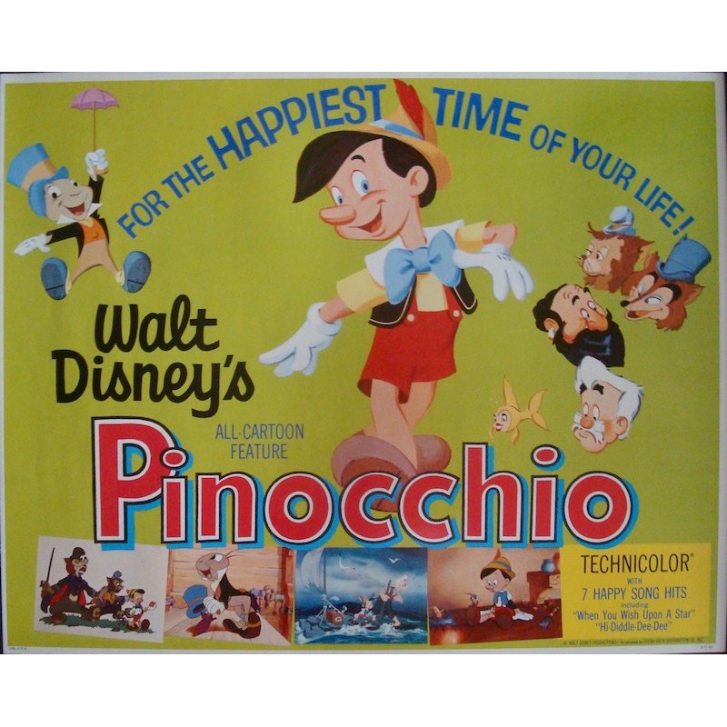 Pinocchio (Half sheet R71)