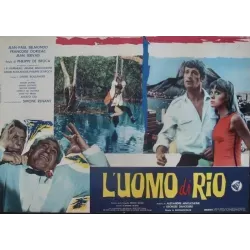 L'homme de Rio (That Man From Rio) Italian fotobusta movie poster set  - illustraction Gallery