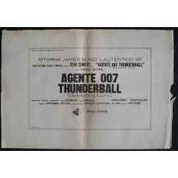 James Bond Thunderball Italian fotobusta movie poster set - illustraction Gallery