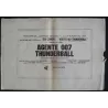James Bond Thunderball Italian fotobusta movie poster set - illustraction Gallery
