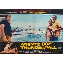 James Bond Thunderball Italian fotobusta movie poster set - illustraction Gallery