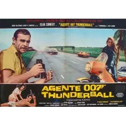 James Bond Thunderball Italian fotobusta movie poster set - illustraction Gallery