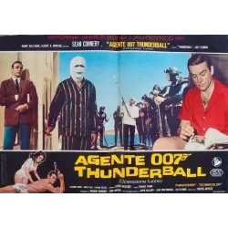 James Bond Thunderball Italian fotobusta movie poster set - illustraction Gallery