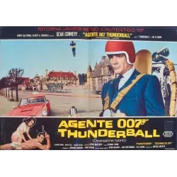 James Bond Thunderball Italian fotobusta movie poster set - illustraction Gallery