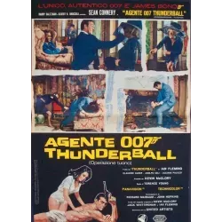James Bond Thunderball Italian fotobusta movie poster set - illustraction Gallery