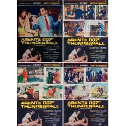 James Bond Thunderball Italian fotobusta movie poster set - illustraction Gallery
