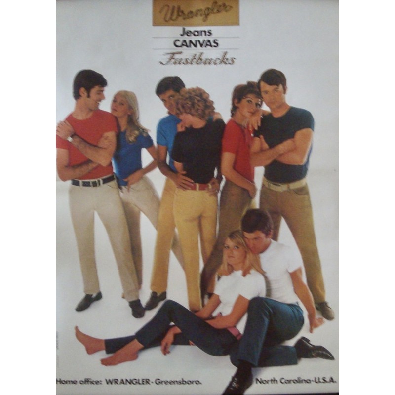 Wrangler: Jeans Canvas Fastback (1968)