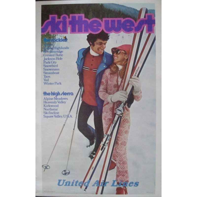 United Airlines Ski The West (1973)