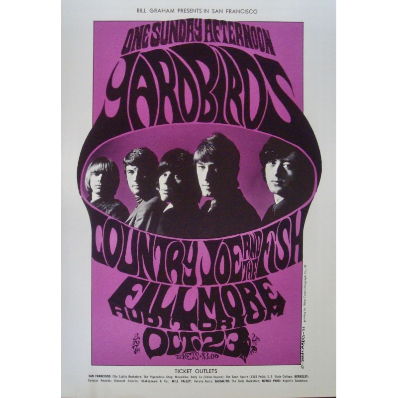 Yardbirds: Fillmore West BG 33 RP2