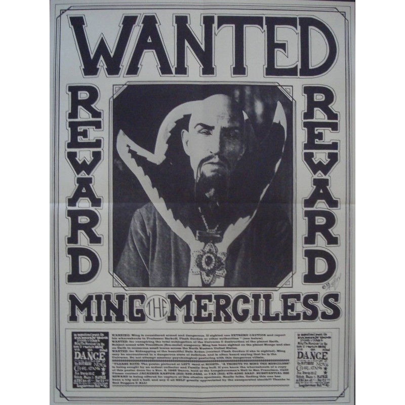 Ming The Merciless: Wanted