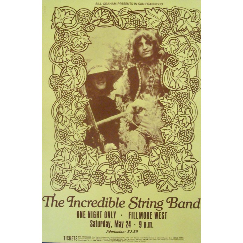 Incredible String Band: Fillmore West BG 174A
