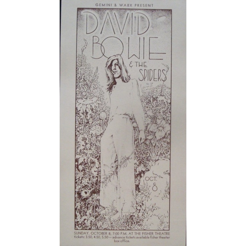 David Bowie: Detroit 1972 (Handbill)