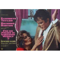 Who's Afraid Of Virginia Woolf? Italian fotobusta movie poster set - illustraction Gallery