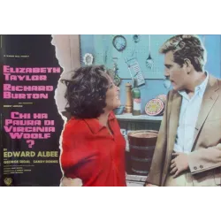 Who's Afraid Of Virginia Woolf? Italian fotobusta movie poster set - illustraction Gallery