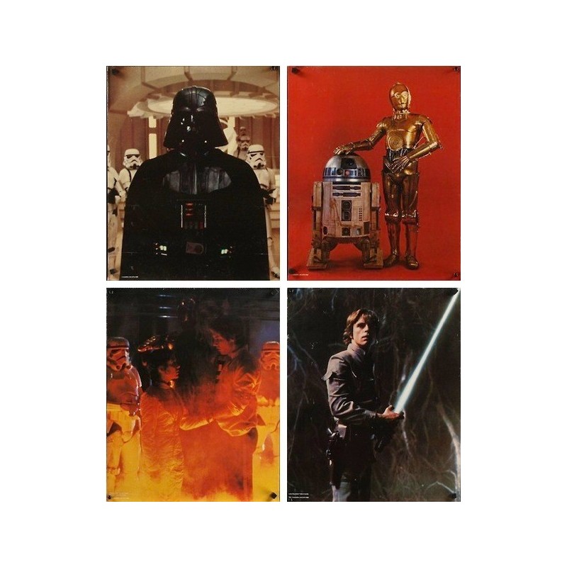 Star Wars The Empire Strikes Back Set Of 4 Commercial Posters Illustraction Gallery