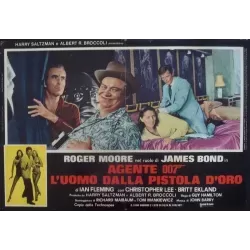 James Bond's The Man With The Golden Gun Italian fotobusta movie poster set - illustraction Gallery