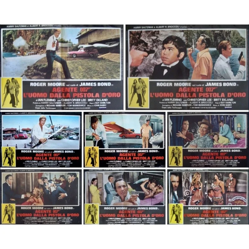 Man With The Golden Gun (Fotobusta set of 8)