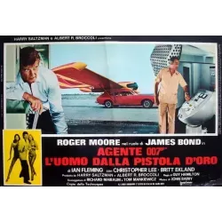 James Bond's The Man With The Golden Gun Italian fotobusta movie poster set - illustraction Gallery