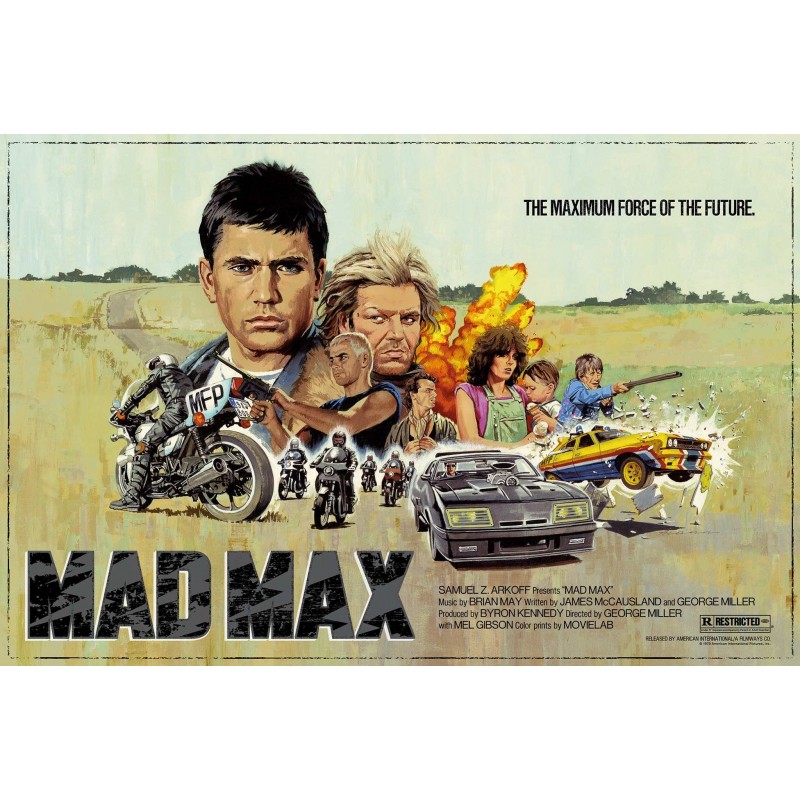 Mad Max limited edition print by Paul Mann - illustraction Gallery