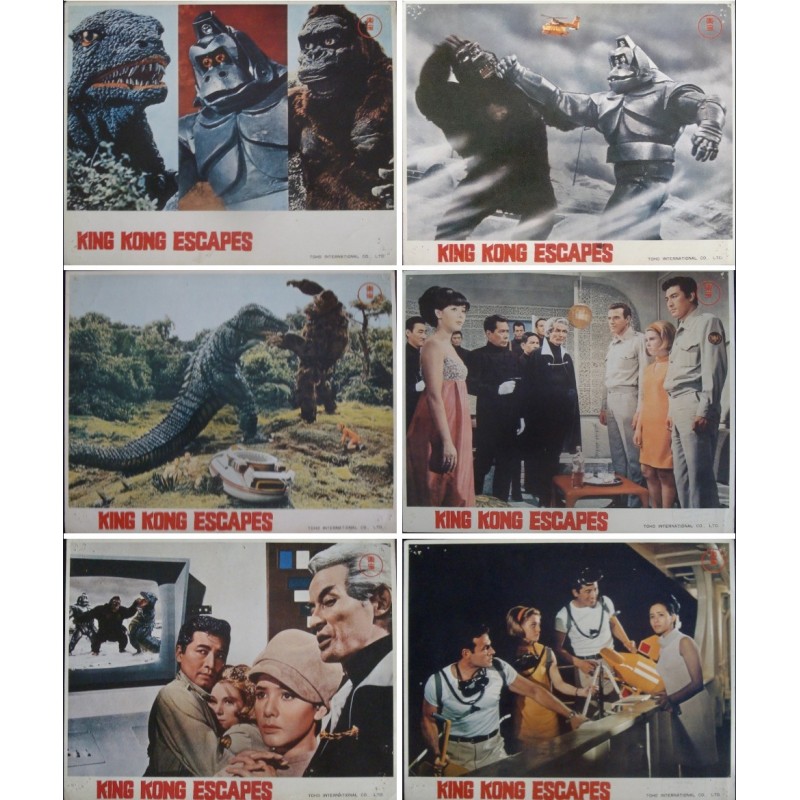 King Kong Escapes (Japanese LC set of 6)