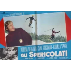 Downhill Racer Italian fotobusta movie poster set - illustraction Gallery